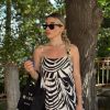 Elbise | cksisters Zebra Desenli Askili Maxi Boy Elbise