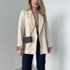 Jacke | cksisters Leopar Astarli Tas Renk Gabardin Blazer Ceket