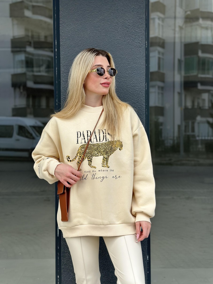 Sweatshirt | cksisters Kaplan Baskili Paradise Sweatshirt