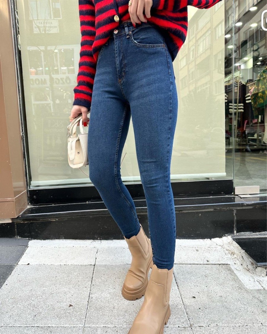 Jean | cksisters Koyu Indigo Skinny Jeans