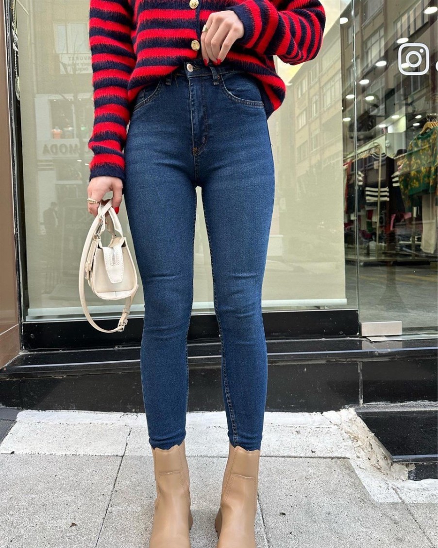 Jean | cksisters Koyu Indigo Skinny Jeans