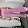 Hose | cksisters Pembe Yuksek Bel Palazzo Pantolon