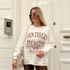 Sweatshirt | cksisters Beyaz Sandiego Sweatshirt