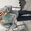 Sweatshirt | cksisters Acid Wash Bing Schriftzug